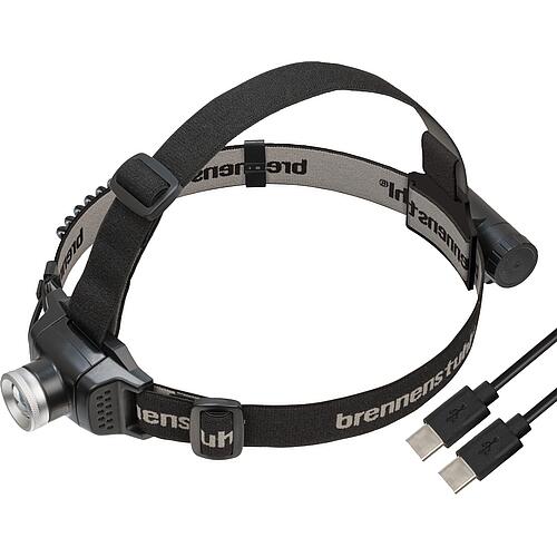 Lampe sans fil LED frontale brennenstuhl® LuxPremium KL 251 AF, 3,7 V avec batterie 2,6 Ah Standard 1