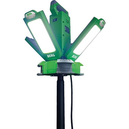 Lampes de travail LED BERG BCL 360° STAR LED 120 TS, trépied télescopique Standard 1