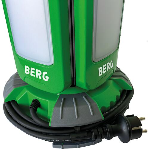 Lampes de travail LED BERG BCL 360° STAR LED 120 TS, trépied télescopique Anwendung 4
