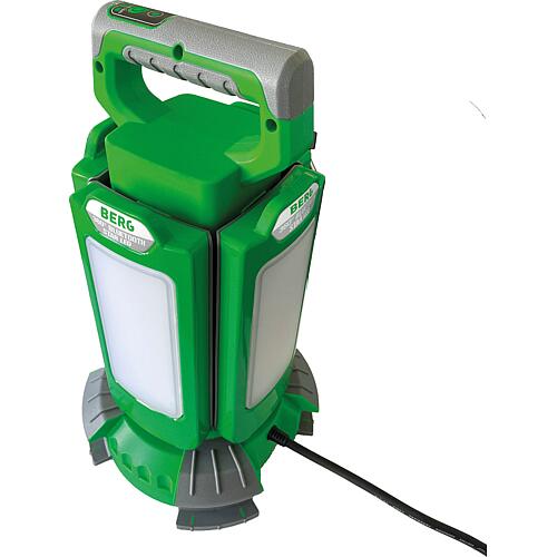 Lampes de travail LED BERG BCL 360° STAR LED 120 TS, trépied télescopique Anwendung 2