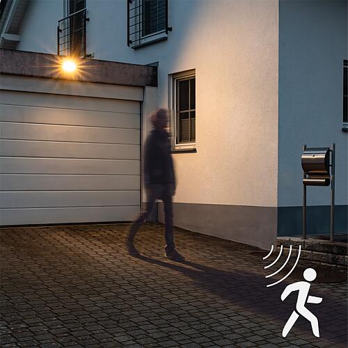 Luminaires extérieurs LED Solaire 0300417 avec Détecteur de mouvement Anwendung 6