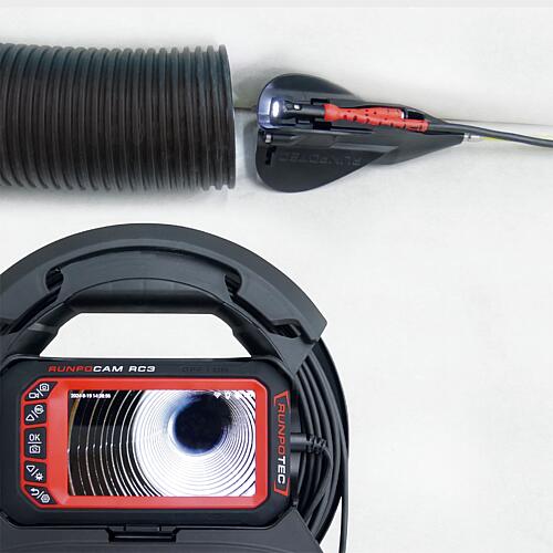 Caméra d'inspection + Kit de barres de poussée 11149 Anwendung 4
