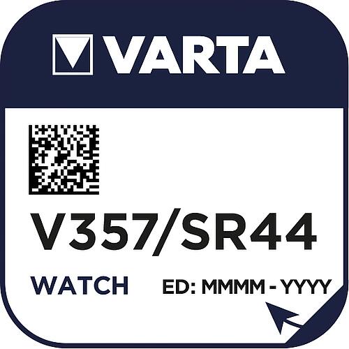 Pile bouton Varta V357 SR44 Anwendung 1