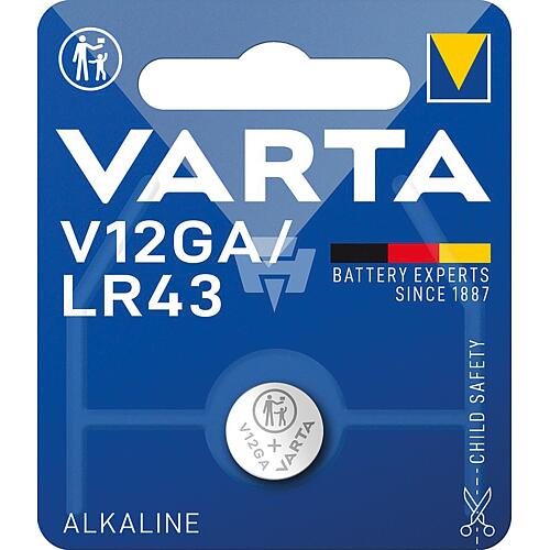 Pile bouton Varta V12GA LR43