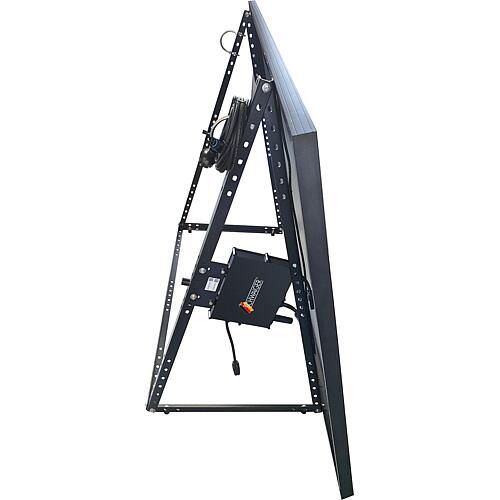 Centrale électrique pour balcon 1000WP Full Black Anwendung 2