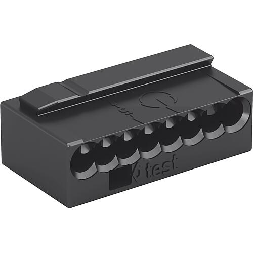 Borne de jonction 8 conducteurs 243, gris foncé 0,6-0,8 mm, Cond=50
