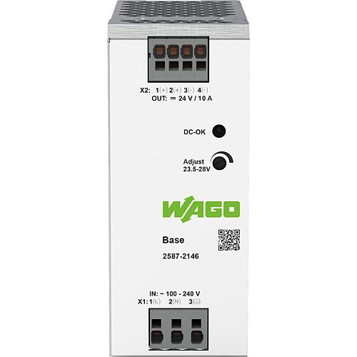 Alimentation électrique à découpage primaire ; Base ; monophasé ; DC 24V ; 10 A