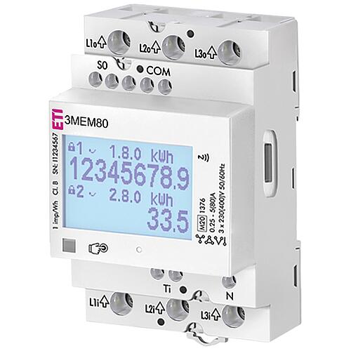 Compteur électrique Courant triphasé MEM Standard 4