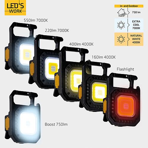 Lampe de poche à Led rechargeable / porte-clés 5 W Anwendung 2