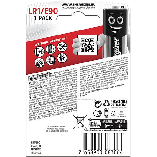 Pile Lady, LR 1, piles alcalines Standard 2