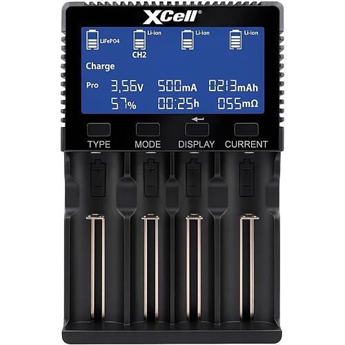Chargeur rapide pour batteries rechargeables BC-X4000 Standard 1