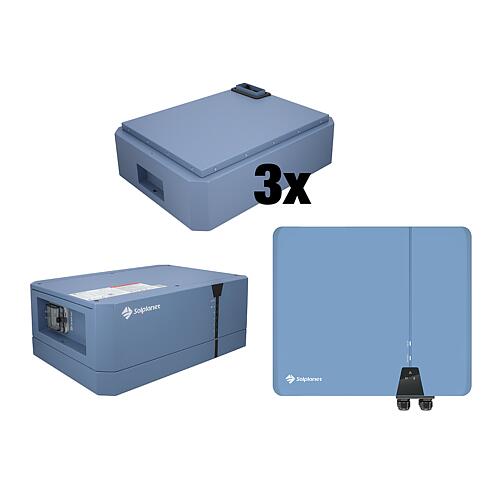 Kit PV, Solplanet, 5 Eau froide, Ballons tampons 7,68 Eau froideh extensible, 5 pièces Standard 1