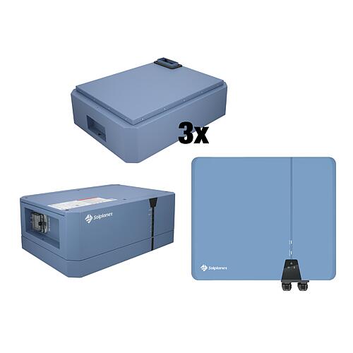 Kit PV, Solplanet, 8 Eau froide, Ballons tampons 7,68 Eau froideh extensible, 5 pièces Standard 1
