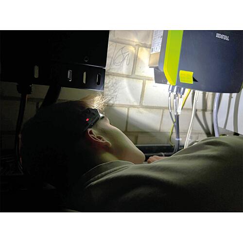 Lampe frontale sans fil LED Head Light 1 Anwendung 2