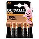Duracell MN1500 Plus Pile AA blister de 4 pièces
