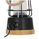 Lampe de camping AKKU CAL 1 avec corde de chanvre et socle en bambou Anwendung 1