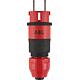 2C Fiche à contact de protection Prof. 2Elamid-2C, rouge, IP54, type 1530