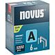 Agrafe en fil fin Novus type A 53/6 galvanisé, super dur Standard 1