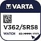 Pile bouton Varta V362 SR58 Anwendung 1