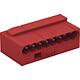 Borne de jonction 8 conducteurs 243, rouge 0,6-0,8 mm, Cond.=50