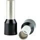 Cosses isolées WKK - Ce 015012 1,5 x 18 Noir, Sachets de 100 Pièces