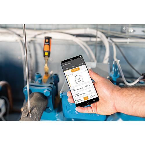 Sonde de vide testo 552i Anwendung 1