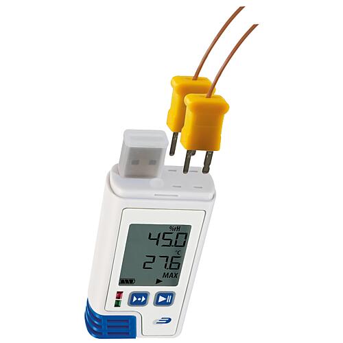 Enregistreur de données PDF pour la température et l'humidité LOG210TC Standard 1