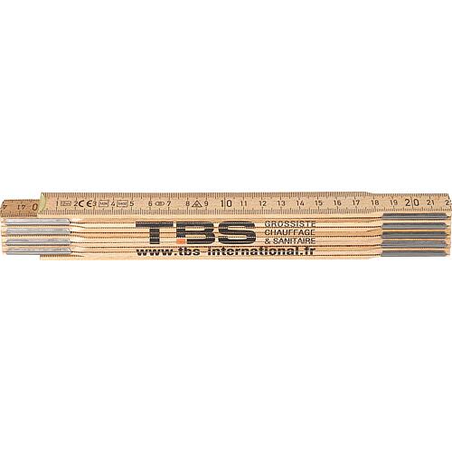 Mètre en bois 2 m TBS France PS 2/10N HS Anwendung 1