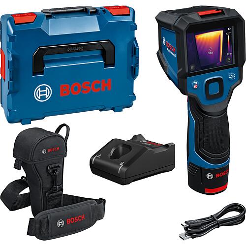 Caméra thermique BOSCH 12V GTC 12V-450-13 avec batterie 2,0 Ah et Chargeur Standard 1