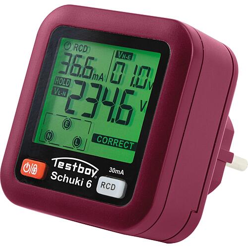 Testeur de prises électriques Testavit Schuki 6 Standard 1