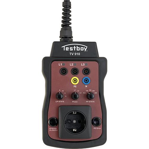 Adaptateur de test pour bornes de recharge Testboy® TV 910