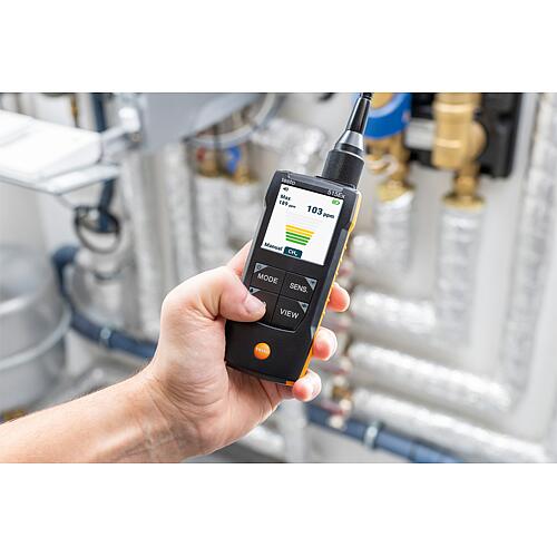 Appareil de recherche de fuite de gaz testo 515 EX Anwendung 2