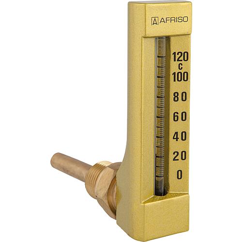 Thermomètre de machine, coudé à 90° Standard 1