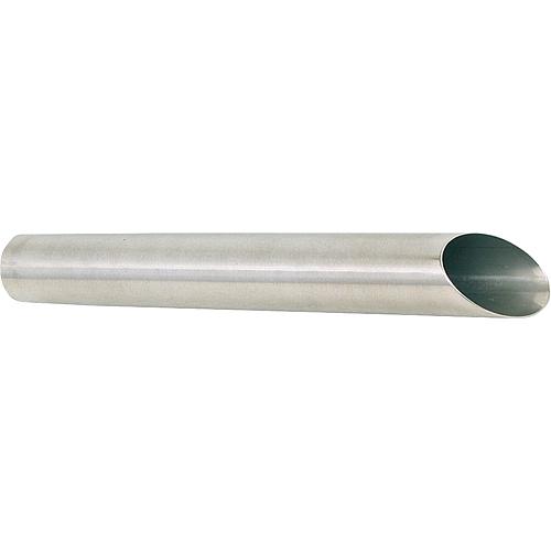 Tube d'aspiration biseaute en inox Dm 38 mm    L= 295 mm
