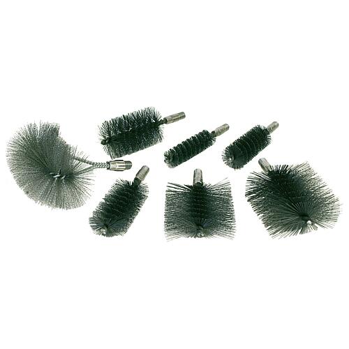 Kit écouvillons avec filetage mâle M10, 7 pièces