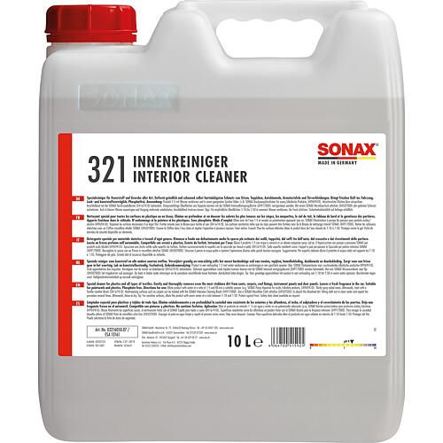 Nettoyant intérieur voiture SONAX bidon 10l