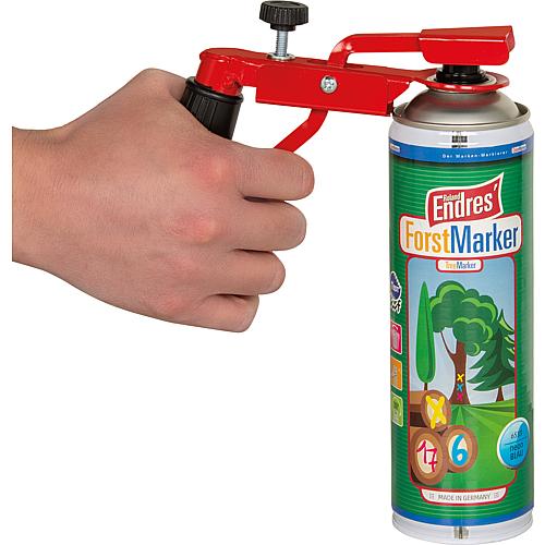 Poignée pistolet (pour spray de marquage forestier & spray de marquage forestier longue durée) Anwendung 2