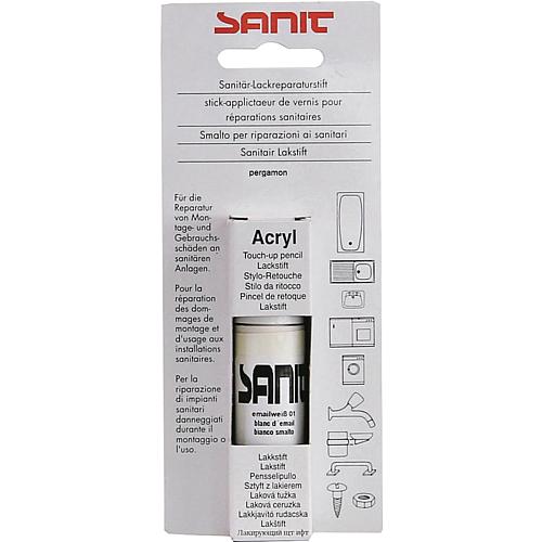 SANIT Crayon de réparation vernis pergame