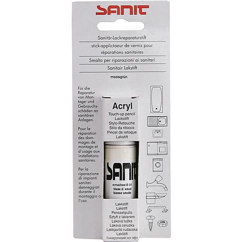 SANIT Crayon de réparation vernis vert