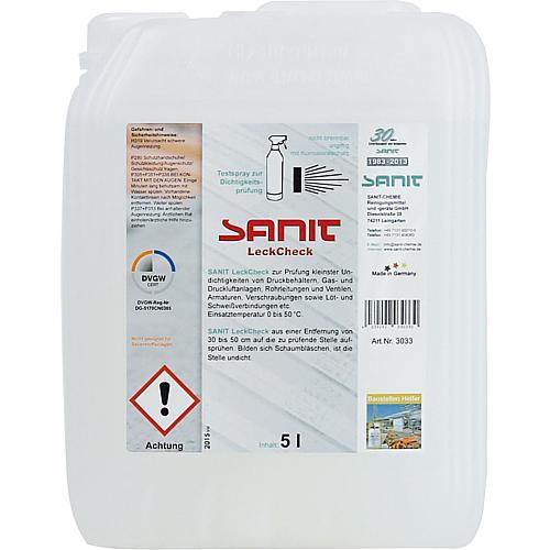 Détecteur de fuites (DVGW) SANIT LeckCheck bidon 5l