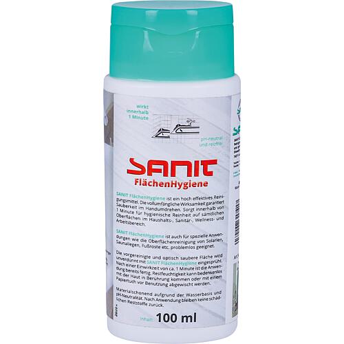 SANIT Nettoyant d'hygiène pour surfaces, carton à 20 bouteilles de 100ml chacune