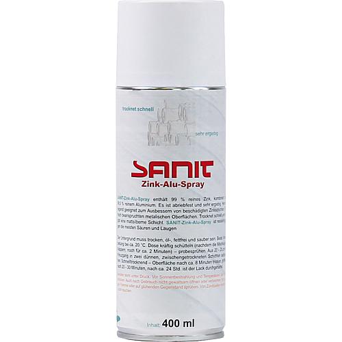Spray zinc-aluminium SANIT-CHEMIE aérosol 400ml