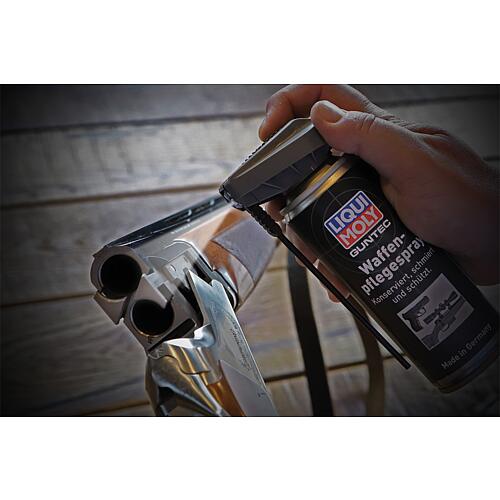 Spray d'entretien pour armes GUNTEC Anwendung 2