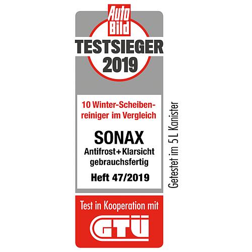 Nettoyant antigelpour vitres antigel SONAX AntiFrost + KlarSicht prêt à l'emploi jusqu'à -20°C Citrus