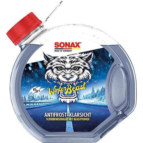 Winterscheibenreiniger SONAX WinterBeast AntiFrost + KlarSicht bis -20°C 3l Rundflasche