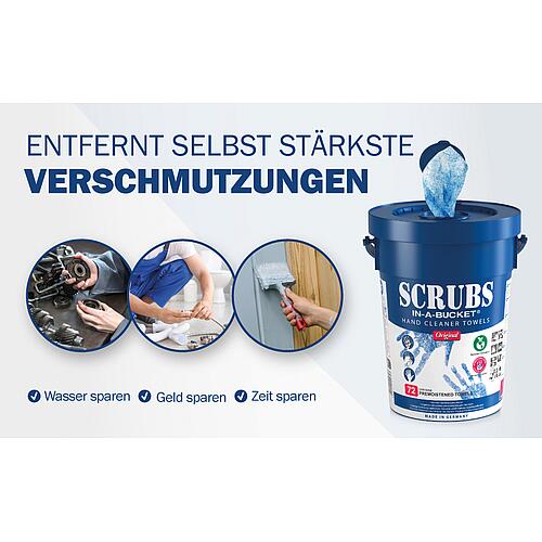 Kit de lingettes nettoyantes pour les mains SCRUBS®, 4 pièces