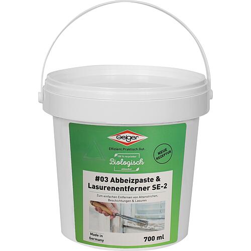 Pâte à décaper + décapant pour lasure NR. 03, 700 ml