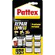 Pâte pour réparation PATTEX Power-pâte Repair Express 6 portions à 5g carte blister