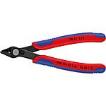 Pinces coupantes diagonales pour l´électronique KNIPEX® Super-Knips®, brunie