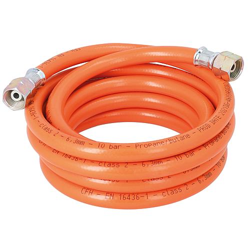 Tuyau gaz propane 3000 mm 3/8" L, avec raccord pour tuyau souple